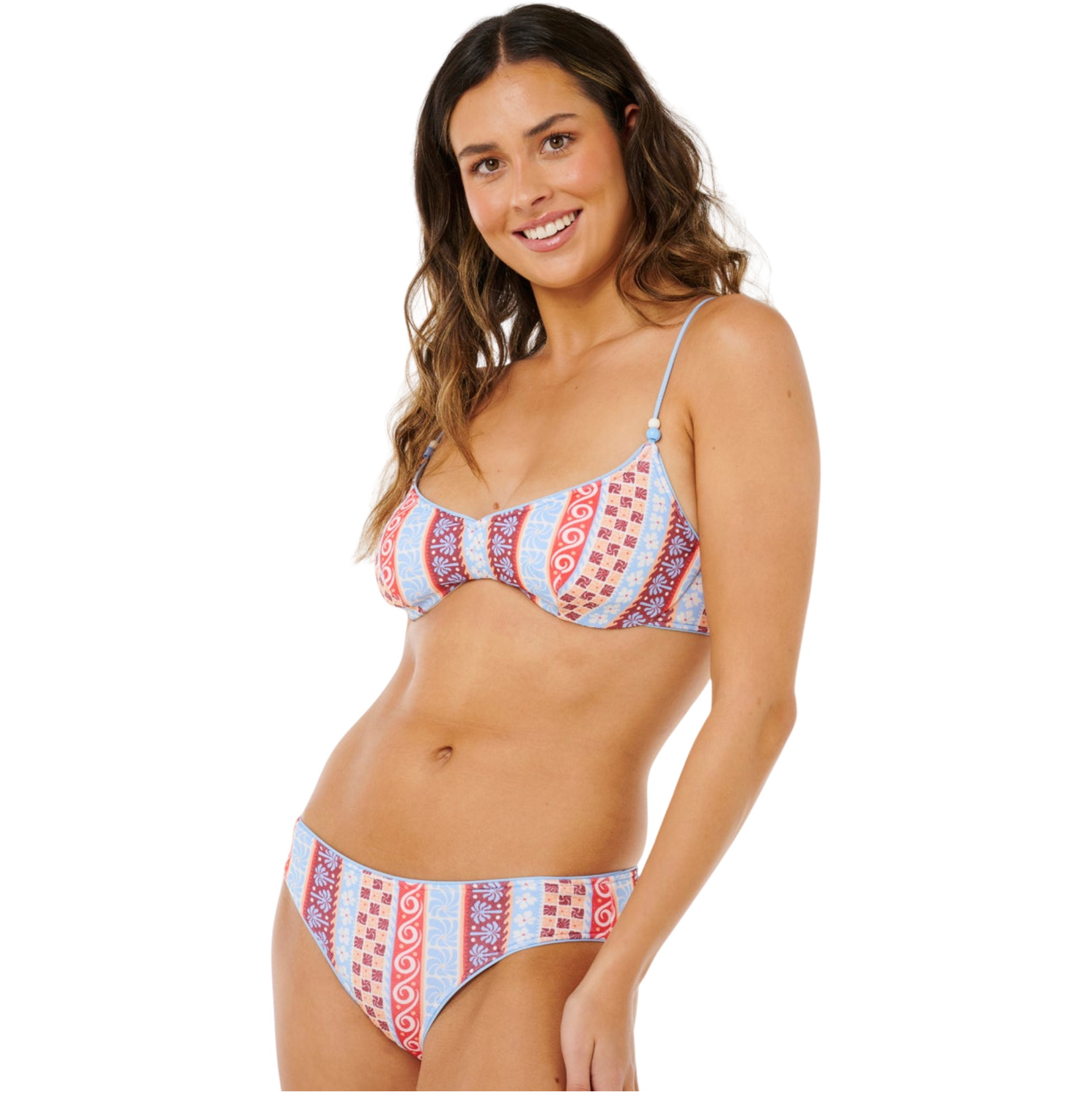 2026 Rip Curl Womens Coastal Instinct D-E Bikini Top 0WVWSW - Multico